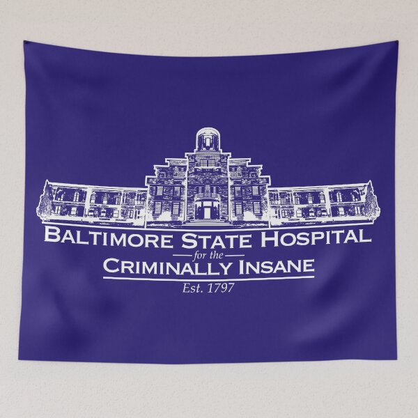 Item preview, Baltimore Hospital for the Criminally Insane designed and sold by fuzzytooth.