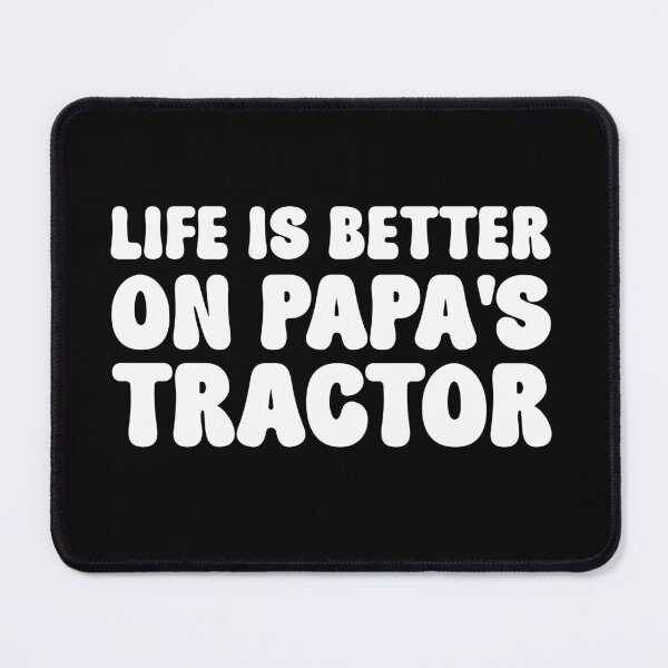 Artikelvorschau, Auf Papas Traktor ist das Leben besser. Lustige Bauernfamilie entworfen und verkauft von Stick-Artistry.