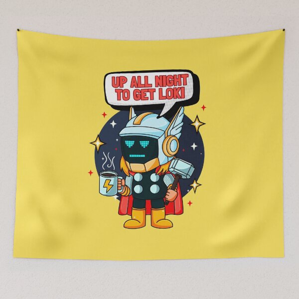 Item preview, Up all night to get loki designed and sold by Give Me that Pencil.