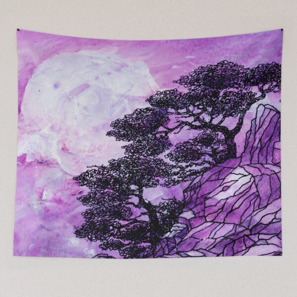 Item preview, moon amongst  the strong, purple designed and sold by Gerardo Segismundo.