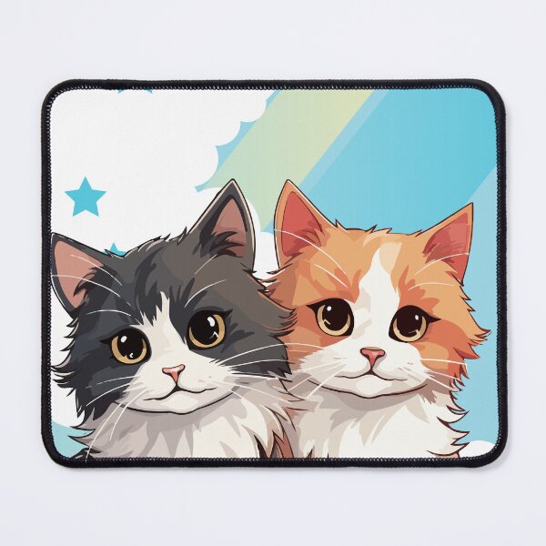 Item preview, TWO CUTE CARTOON KITTEN designed and sold by TeyMank.