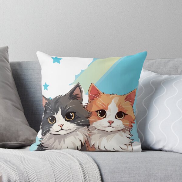 Item preview, TWO CUTE CARTOON KITTEN  designed and sold by TeyMank.