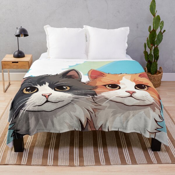 Item preview, TWO CUTE CARTOON KITTEN  designed and sold by TeyMank.