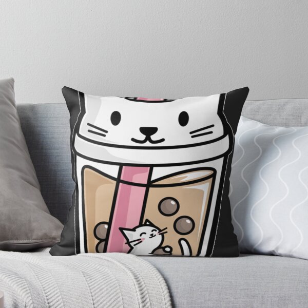 Item preview, Boba Ea Bubble Ea   Cute Kawaii White Cat   designed and sold by xqklwnyqv.