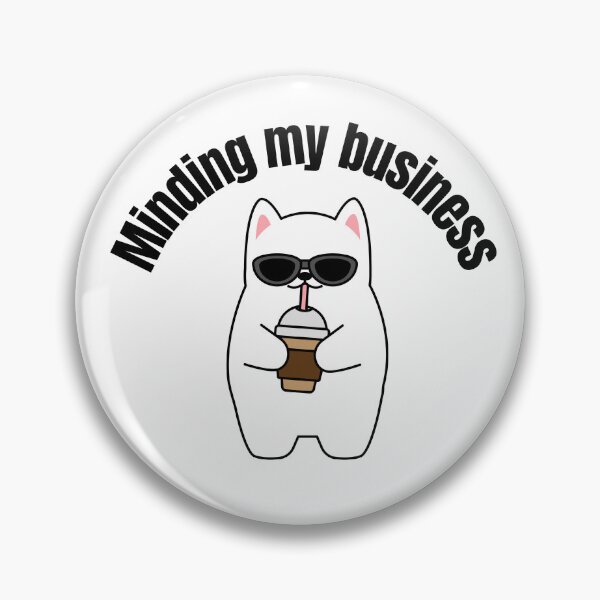 Item preview, minding my business designed and sold by DesignbyMorena.