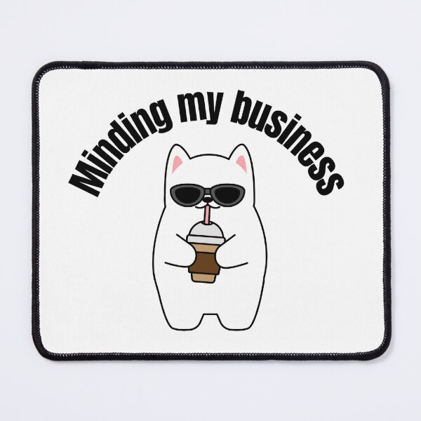 Item preview, minding my business designed and sold by DesignbyMorena.