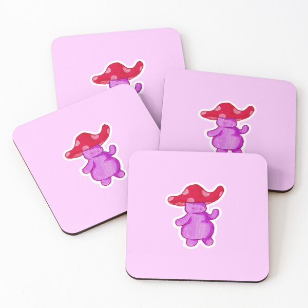 Item preview, Amelia Shroom (pink) designed and sold by OvergrownArts.