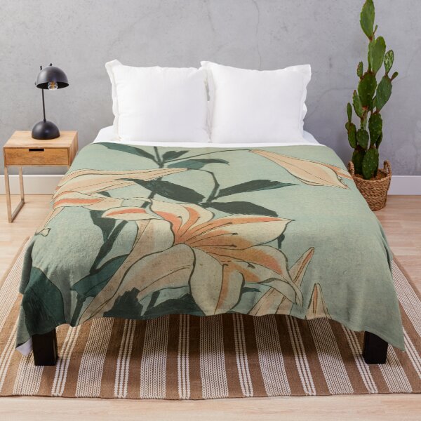 Item preview, Lilies, Japanese Ukiyo-e Print designed and sold by gliyj.