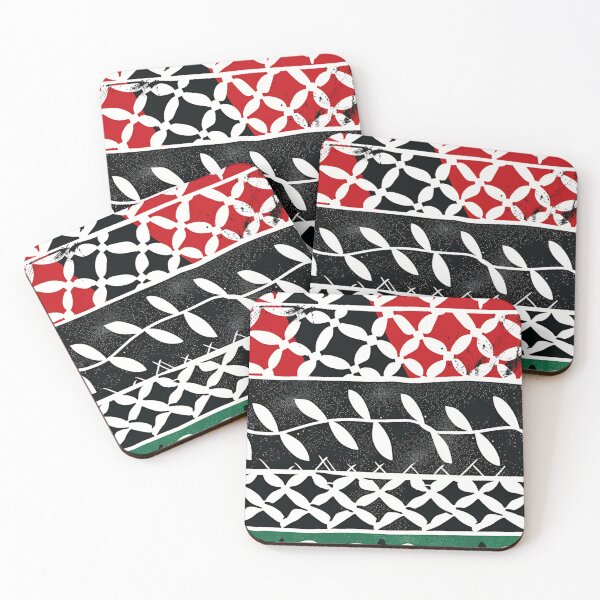 Item preview, Distressed Abstract Leaves and Flowers Pattern designed and sold by sheprint.