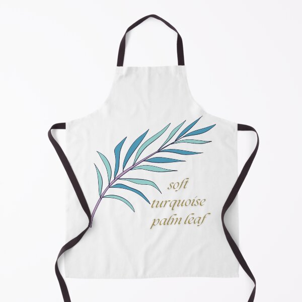 Item preview, soft turquoise palm leaf designed and sold by myshop102.