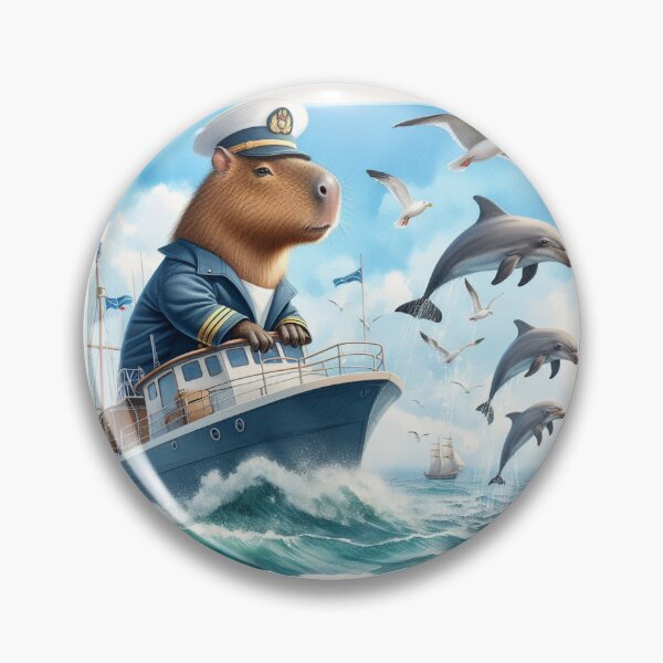 Item preview, Capybara Pilot3 designed and sold by Capybara Art Lover.