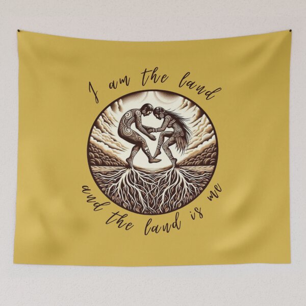 Item preview, "I am the land and the land is me" designed and sold by Cecelia Ngere.