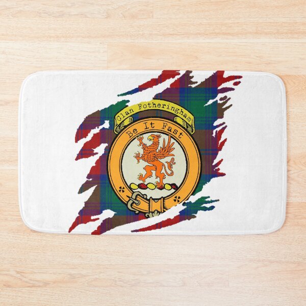 Item preview, Fotheringham Crest Scottish Surname Tartan designed and sold by BagTown Clans.
