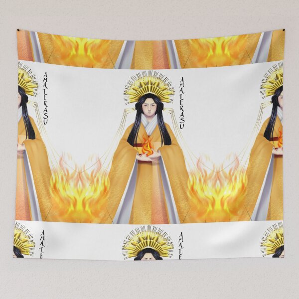 Item preview, Sun Goddess Amaterasu - white background w/o lighting - Typography designed and sold by Leeh-designs.