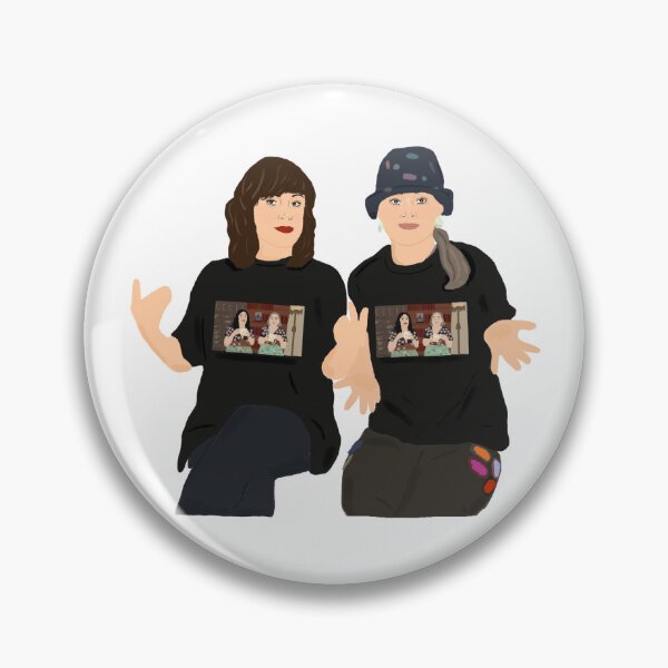 Item preview, Jen and Meg: teatime t-shirt (no background)  designed and sold by artoftilly.