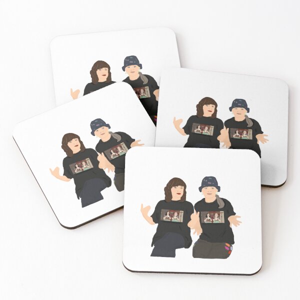Item preview, Jen and Meg: teatime t-shirt (no background)  designed and sold by artoftilly.