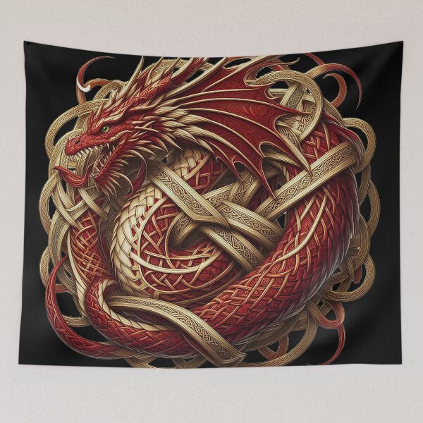 Item preview, RED DRAGON designed and sold by Foxlindesigns.
