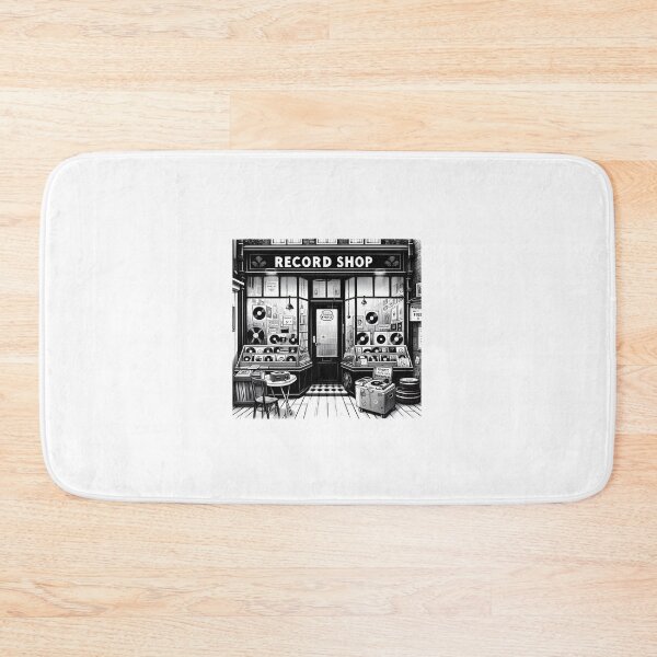 Item preview, record shop designed and sold by OldSchoolRetro.