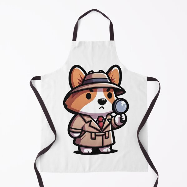 Item preview, corgi detective designed and sold by FerdiEverywhere.