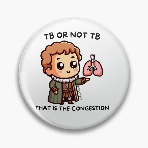Artikelvorschau, TB oder nicht TB (Tuberkulose) entworfen und verkauft von MedLabVibes.