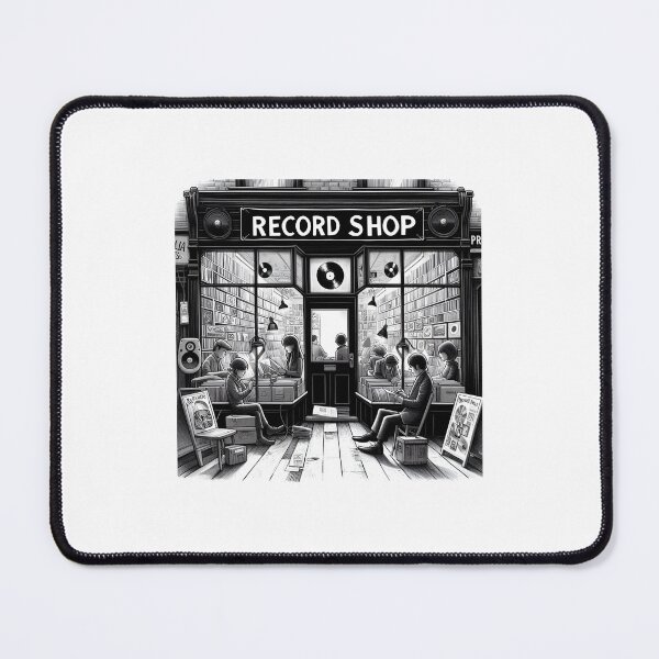 Item preview, record shop designed and sold by OldSchoolRetro.