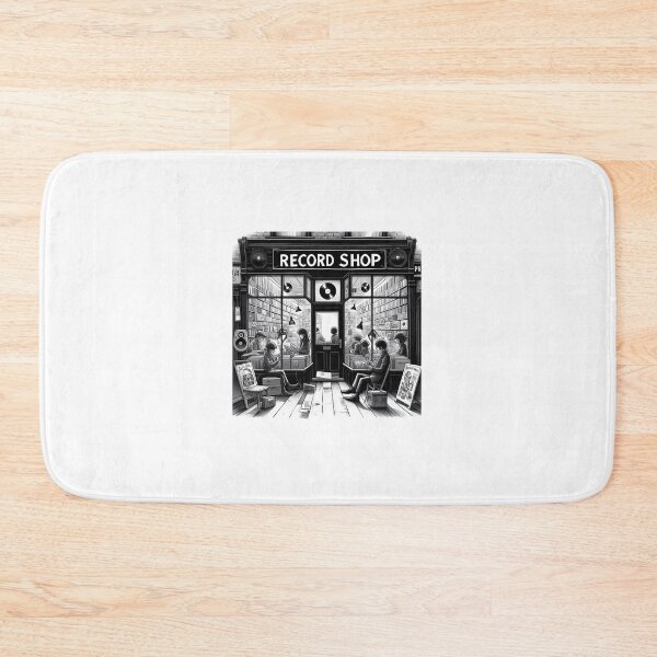Item preview, record shop designed and sold by OldSchoolRetro.