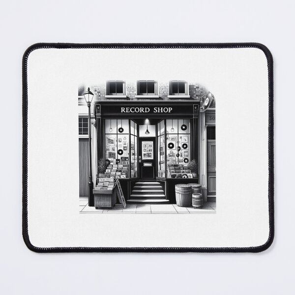 Item preview, record shop designed and sold by OldSchoolRetro.