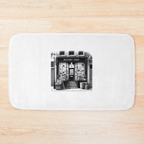 Item preview, record shop designed and sold by OldSchoolRetro.
