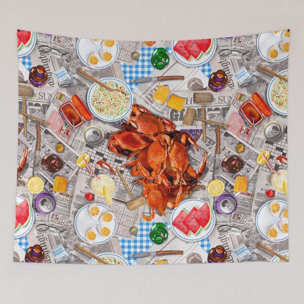 Item preview, Old Fashioned Baltimore Maryland Crab Feast designed and sold by fuzzytooth.