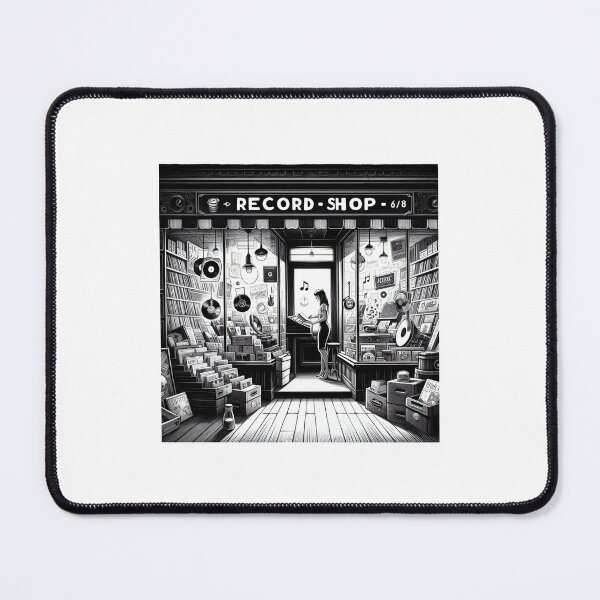 Item preview, record shop designed and sold by OldSchoolRetro.