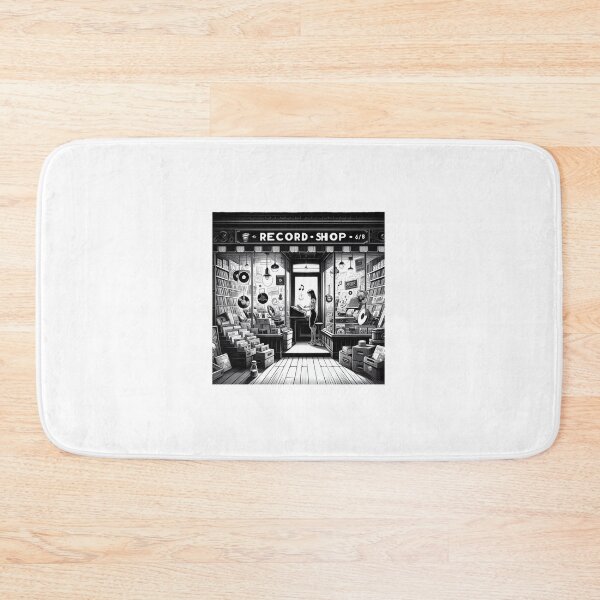 Item preview, record shop designed and sold by OldSchoolRetro.
