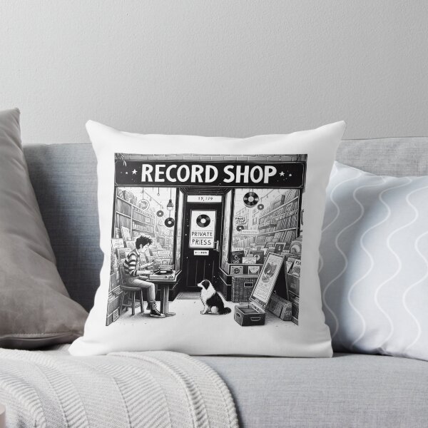 Item preview, record shop designed and sold by OldSchoolRetro.