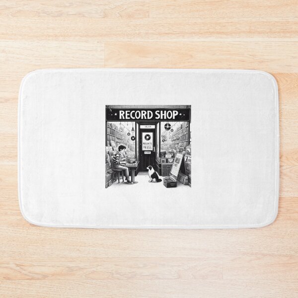 Item preview, record shop designed and sold by OldSchoolRetro.