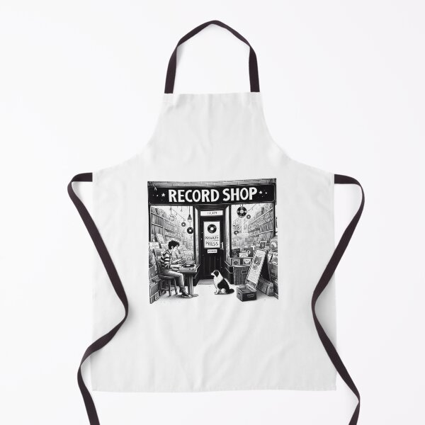 Item preview, record shop designed and sold by OldSchoolRetro.