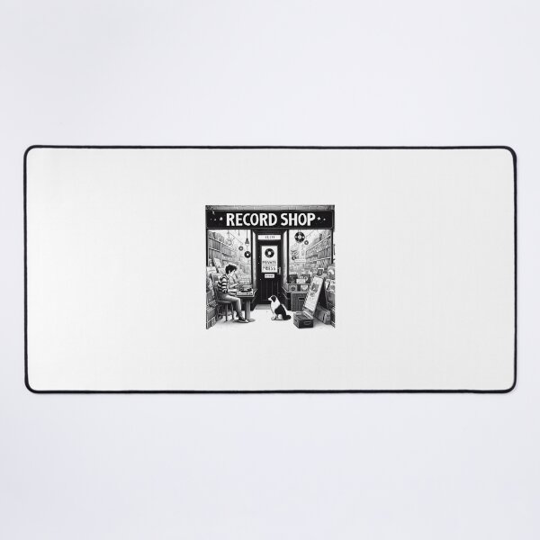 Item preview, record shop designed and sold by OldSchoolRetro.