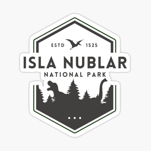 Item preview, Isla Nublar National Park designed and sold by The Fandom Nook.