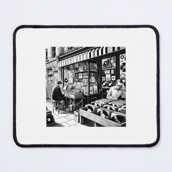 Item preview, record shop designed and sold by OldSchoolRetro.
