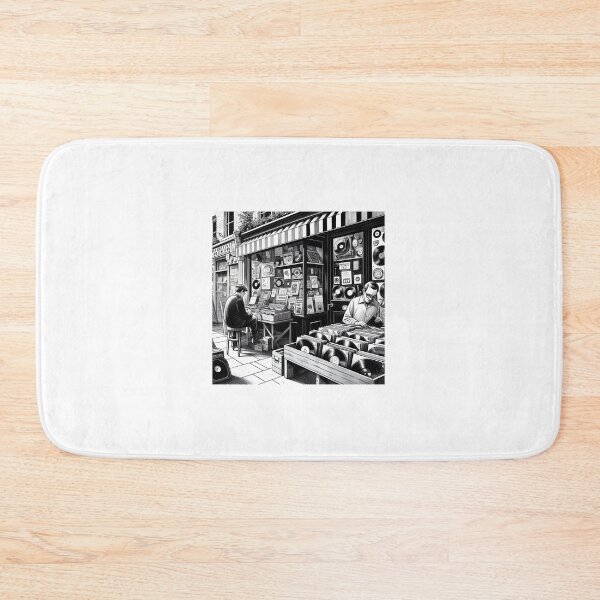 Item preview, record shop designed and sold by OldSchoolRetro.