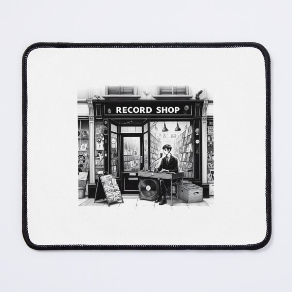Item preview, record shop designed and sold by OldSchoolRetro.