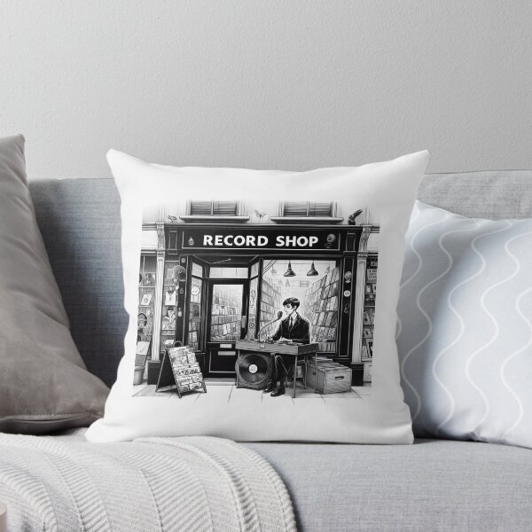 Item preview, record shop designed and sold by OldSchoolRetro.
