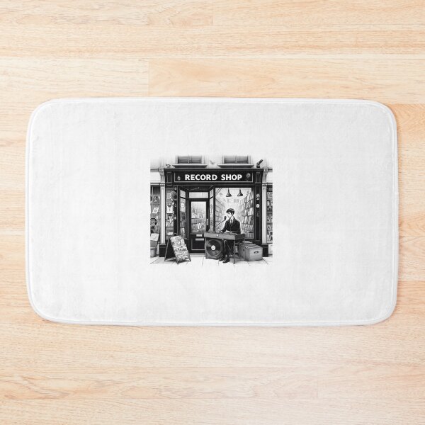 Item preview, record shop designed and sold by OldSchoolRetro.