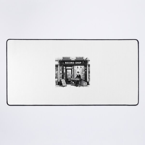 Item preview, record shop designed and sold by OldSchoolRetro.