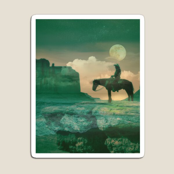 Item preview, Neon Dust: The Last Cowboy Stares Forward designed and sold by NOMADIC ART.
