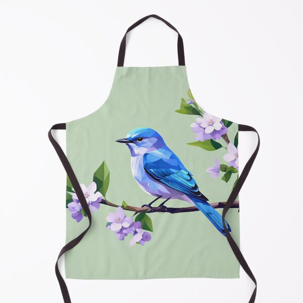 Item preview, Mountain Bluebird Low Poly Art designed and sold by kakarikihill.