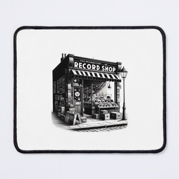 Item preview, record shop designed and sold by OldSchoolRetro.