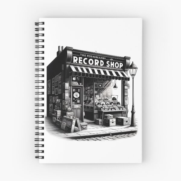 Item preview, record shop designed and sold by OldSchoolRetro.
