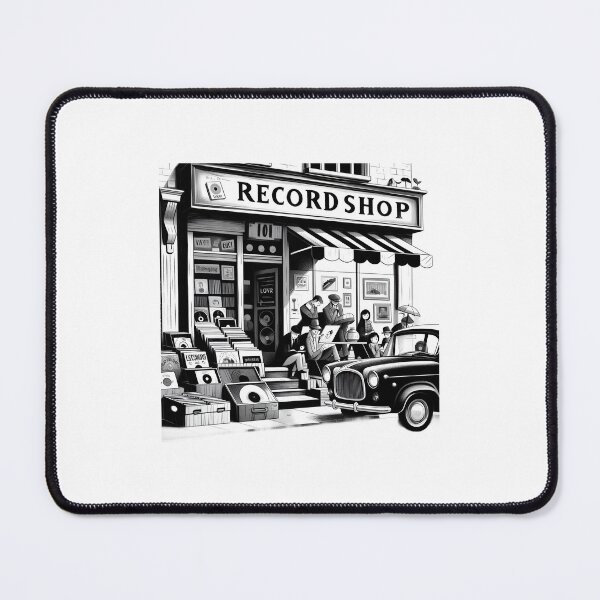 Item preview, record shop designed and sold by OldSchoolRetro.