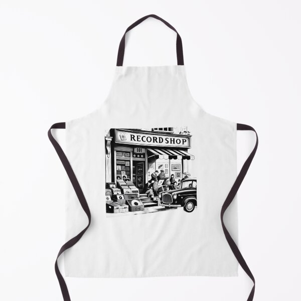 Item preview, record shop designed and sold by OldSchoolRetro.