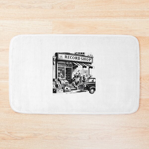 Item preview, record shop designed and sold by OldSchoolRetro.