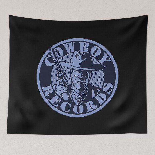 Item preview, Cowboy Records (Blue Logo) designed and sold by AlexanderNicker.